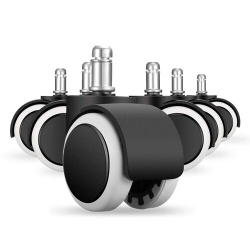 Office Chair Caster 6 pcs x Chair Replacement Wheels Swivel