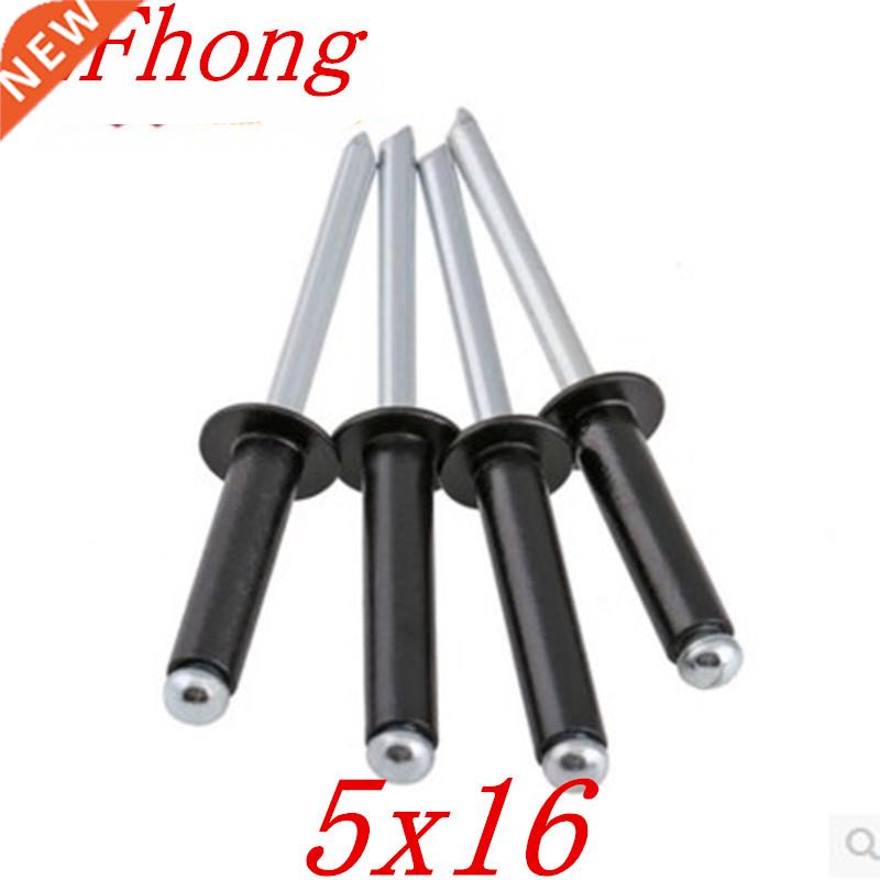 *20pcs 5*16 5mm black Aluminum Blind Pop Rivet Rivets Nut Bl