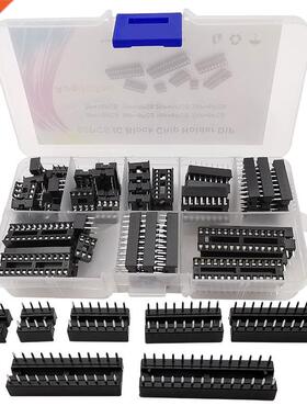 66Pcs/ox 8 Kinds DIP IC Sockets Adaptor Solder Type Socket