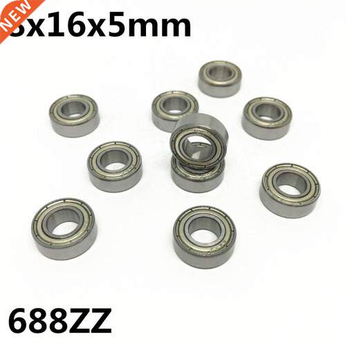 50Pcs 688ZZ L-1680ZZ 8x16x5 mm Deep groove ball bearing Mini