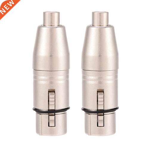 2Pcs Adapter -Pin XLR Female Jack to RCA Female MicroMic Co