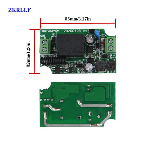 433Mhz Lighting Remote Control Switch AC 220V 110V Receiver