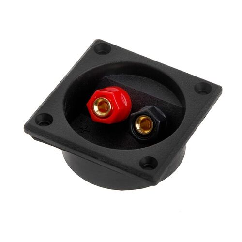 1PC Square Shape Double Binding Post Type Speaker Box Termin