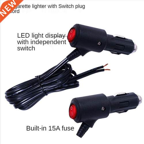 Car Motorcycle ATV Boat 12V 24V LED ON OFF Switch Car Cigare