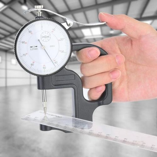 Plastic Casing 0-10mm Thickness Dial Test Indicator 0.01mm D