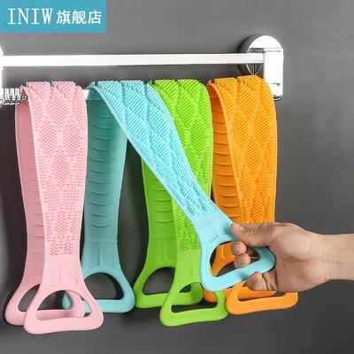Bathroom Silicone Brushes Bath Towels Rubbing Back Mud Peeli