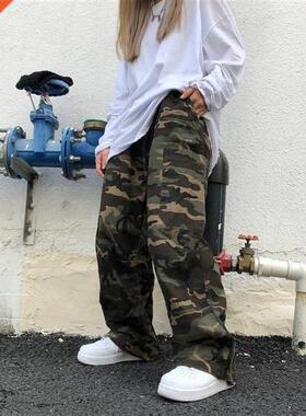 Jogers for Men Retro Style Camouflage Pants Men's Loose