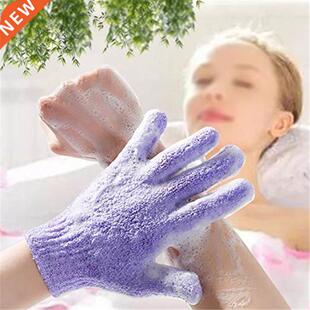 1Pc Five Fingers Bath Towel Gloves Bath Shower Candy Colors