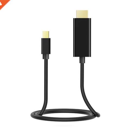 Adapter Cable Mini DP To HDMI-compatible Cable 1080P Gold-pl