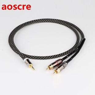 Hifi Canare 3.5mm to 2RCA Audio Auxiliary Adapter Stereo 3.5