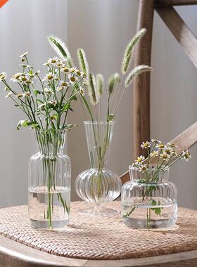 Nordic Glass Flower Vase Bubble Bottle Shaped Flower Bottle