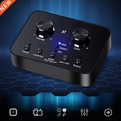 Audio USB External Sound Card Headset Microphone Web Broadca