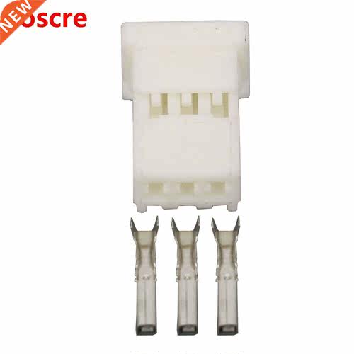 3 Pin automotive connector white car connector plug with ter