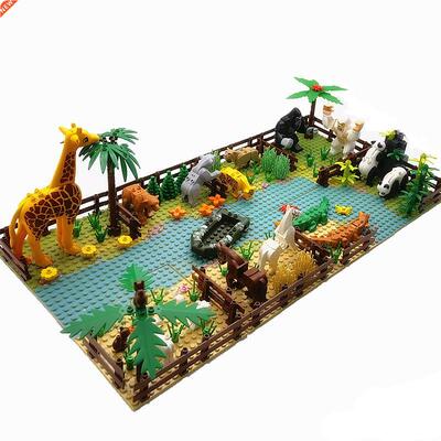 Zoo Animals Mini Classic Building Blocks for Kids Montessori