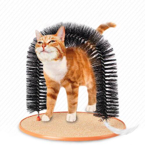Funny Pet Massage Arch Automatic Brush For Cats Toy Anti-ski