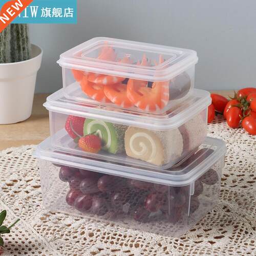 Outdoor Plastic Bento Box Picnic Snack Meal Storage Containe