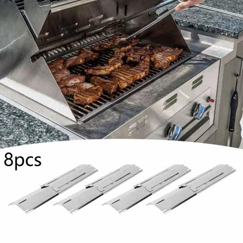8Pcs Heat Plate With Screws Nut Adjustable Stainless Steel H
