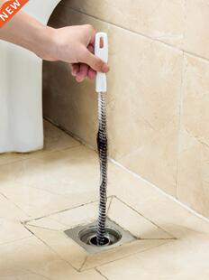 45cm Pipe Dredging Brush Bathroom Hair Sewer Sink Cleaning B