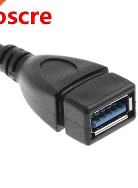 USB 3.0 A Left/Right Angle 90 Degree Male To Female Adapter