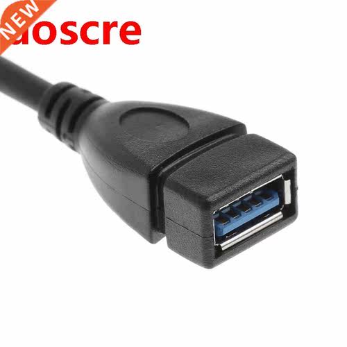 USB 3.0 A Left/Right Angle 90 Degree Male To Female Adapter
