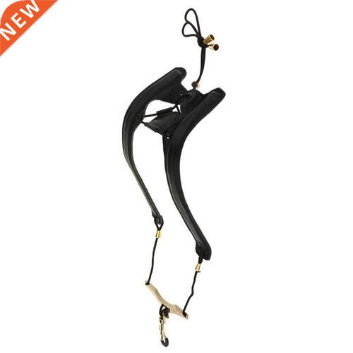 Adjustale Leather Saxophone Shoulder Neck Strap with uckle