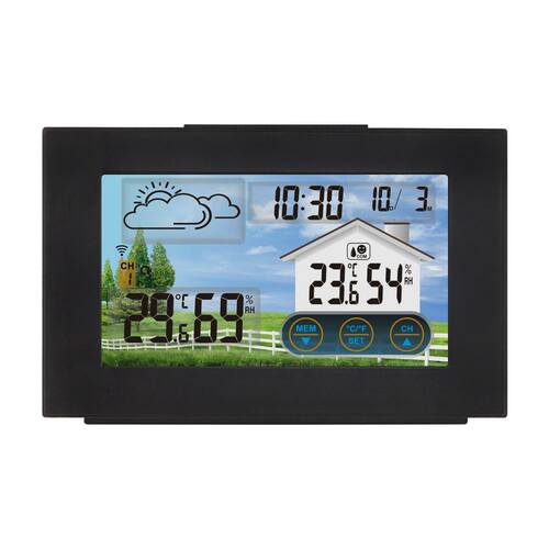 Weather Station Temperature  Channel Humidity Meter Home I