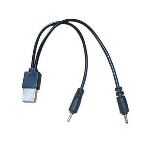 usb micro cable USB to 2DC2.0mm Power Chger Cable Adapter