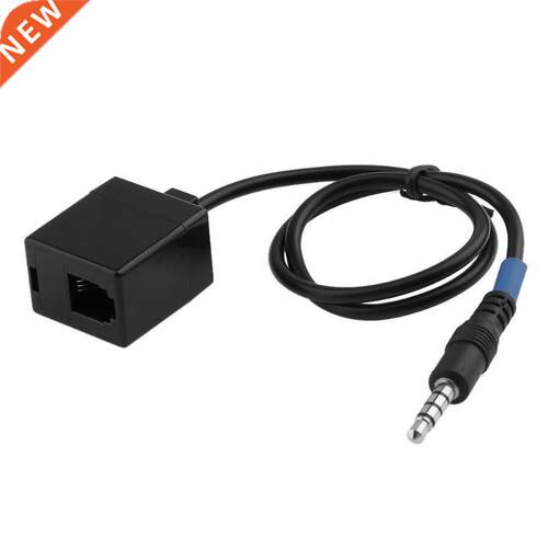 DC 3.5mm TRRS Male Adapter to RJ9 Female Data Extension Conv
