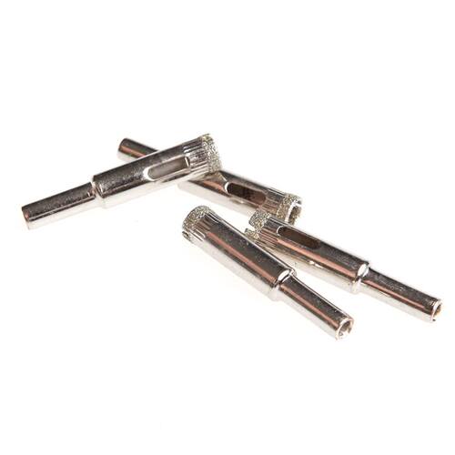 4Pcs 10mm Diamond Coated Drill Bit Set Marble Tile Glass Hol