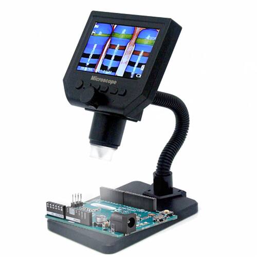 G600 600X 3.6MP 8LED Portable LCD Digital Microscope 4.3&amp