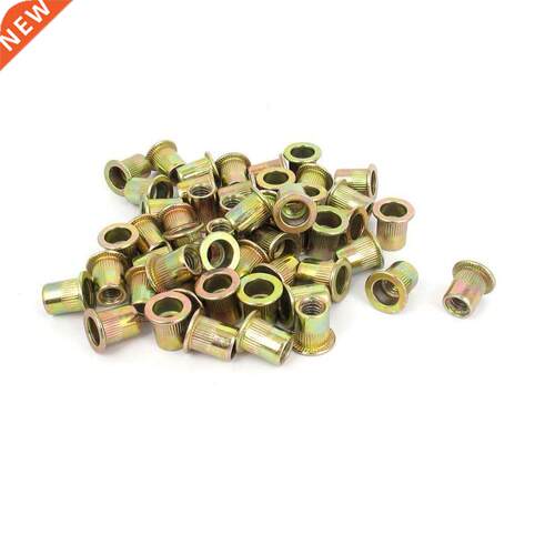 M6x12mm Flat Head Threaded Rivet Nut Insert Nutsert Fastener