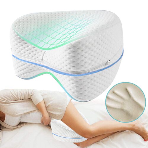 Pregnancy Body Memory Foam Pillow Orthopedic Knee Leg Wedge