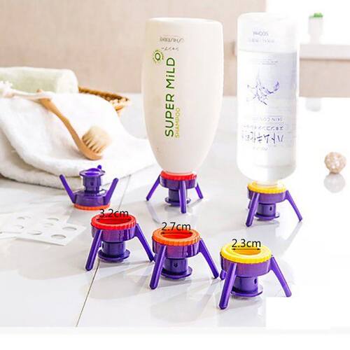 3Pcs Toss It Bottle Stand Cap Kit Easy Pour Out Thick Liquid