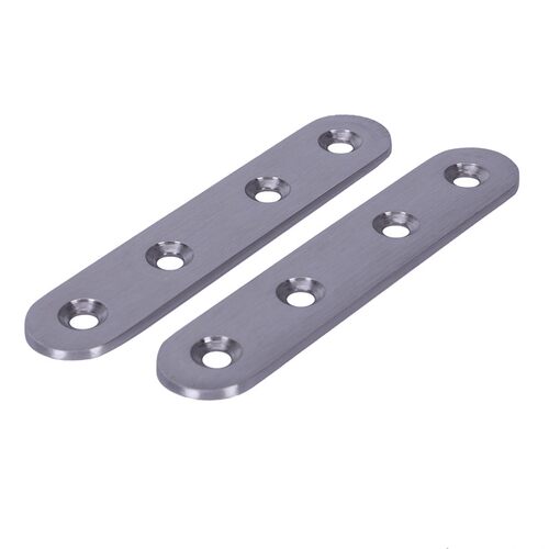 Flat Stainless Steel Repair Mending Fixing Plate Brackets Su