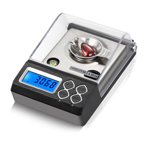 Digital 0.001g Electronic Balance Powder Milligram Scale Gol