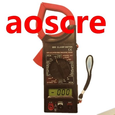Digital Current Clamp Meter Buzzer Data Hold AC 750V DC 1000