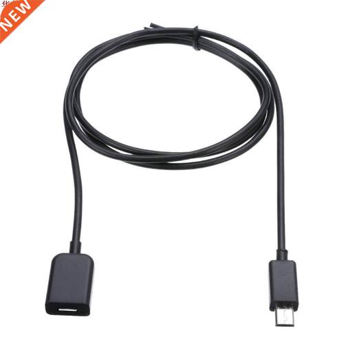 Hot 1M Micro USB 2.0 Type A Male To Female Extension Chargin