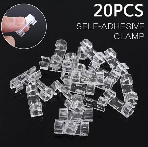 High Quality Transparent Wire Organizer Finisher Cable Clamp