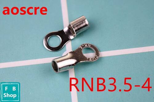 RNB3.5-4 AWG 14-12 NON-INSULATED RING TERMINAL CONNECTOR UN