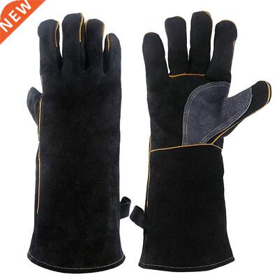 Extreme Heat&Fire Resistant Gloves Leather with Stitchin