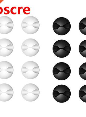 Desktop Cable Organizer, Data Cable Holder, Wire Clamp, 8 Pi