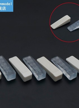 4pcs/pack 64*18*14mm Rubber Door Stop Stoppers Block Wedge D