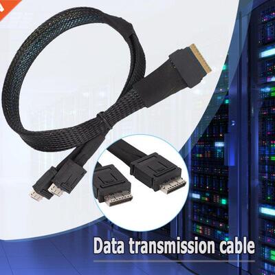 Slim SS SFF-8654 8i To Oculink SFF-8611 4ix2 Server Dt C