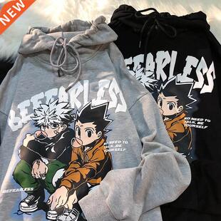 90s Hunter X Hunter Killua Zoldyck Devil Eye Print Anime Hoo