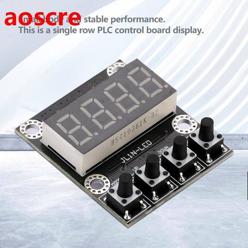 PLC Control Board Display Single Row PLC Control Board Param