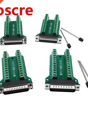 DB25 D-SUB 25Pin Terminl Signl Module PCB dpter Bord RS