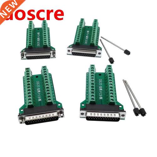 DB25 D-SUB 25Pin Terminl Signl Module PCB dpter Bord RS
