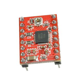 Red CCL 3D Printer Expansion Bod A4988 Driver with a radia