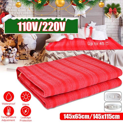 145cmx65cm/145cmx115cm Winter Electric Blanket Heater 220V