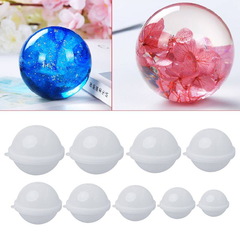 silicone mold  stereo spherical jewelry making  balls